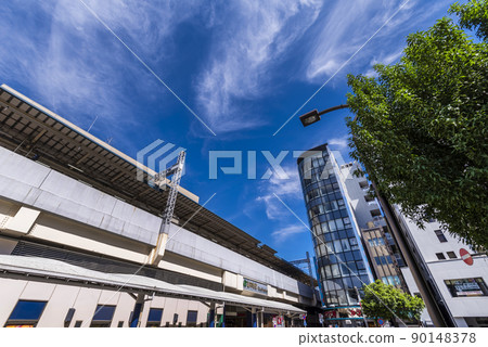 Scenery of the south exit of JR "Koenji" station 90148378