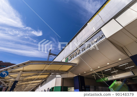 Scenery of the south exit of JR "Koenji" station 90148379