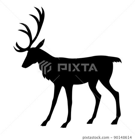 Deer silhouette icon 90148614