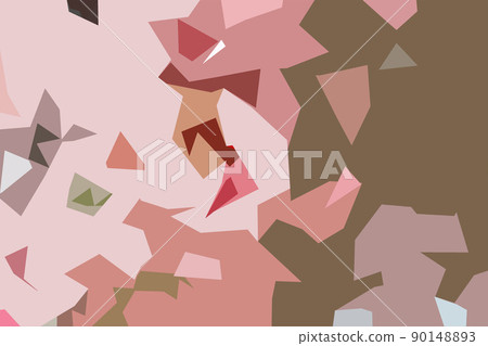 春天櫻花的抽象和幾何背景圖像 90148893