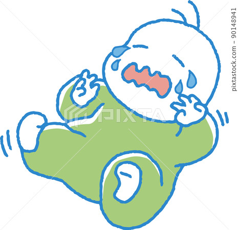 Illustration of a crying baby 90148941