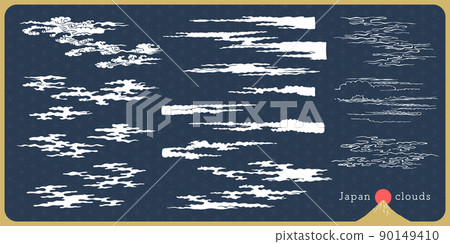 浮世繪觸摸雲設計集。 浮世繪觸摸雲設計集。 90149410