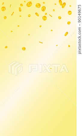British pound coins falling. Powerful scattered GBP coins. United Kingdom money. Ideal jackpot, wealth or success concept. Vector illustration. British pound coins falling. Powerful scattered GBP coins. United Kingdom money. Ideal jackpot, wealth or success concept. Vector illustration. 90149675