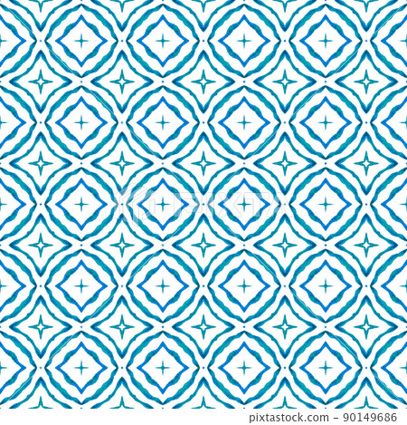 Mosaic seamless pattern. Blue exotic boho chic summer design. Hand drawn green mosaic seamless border. Textile ready mesmeric print, swimwear fabric, wallpaper, wrapping. Mosaic seamless pattern. Blue exotic boho chic summer design. Hand drawn green mosaic seamless border. Textile ready mesmeric print, swimwear fabric, wallpaper, wrapping. 90149686