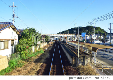 2021. Scenery of Mizushima Rinkai Railway Mizushima Main Line in the morning 90151439