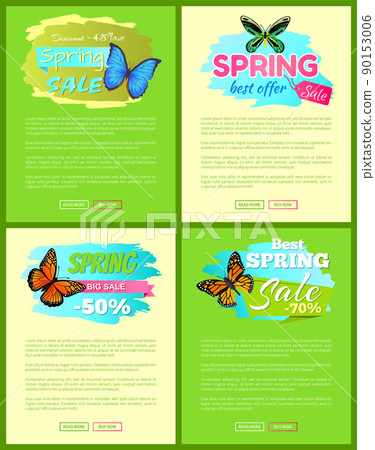 Set of Banners Sale Spring Discounts Offer Labels Set of Banners Sale Spring Discounts Offer Labels 90153006
