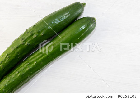 背景材料：新鮮健康的黃瓜 90153105