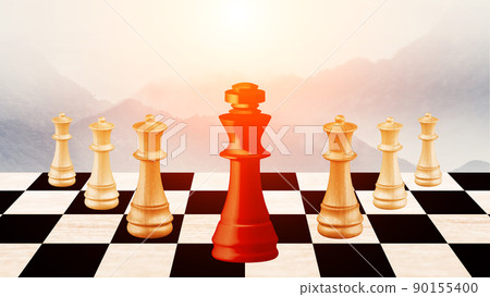 Chess, business concept, leader and success concept idea Chess, business concept, leader and success concept idea 90155400