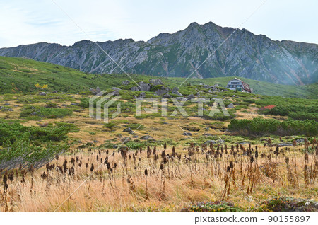 Unnohira and Mt. Suisho in autumn 90155897