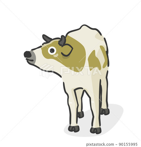 時尚奶牛(插圖圖標) 時尚奶牛(插圖圖標) 90155995