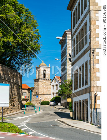 Traditional architecture in A Coruna - Galicia, Spain 90156989