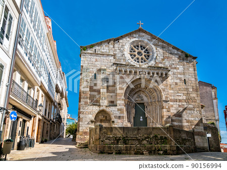 Igrexa de Santiago, a church in A Coruna - Galicia, Spain 90156994