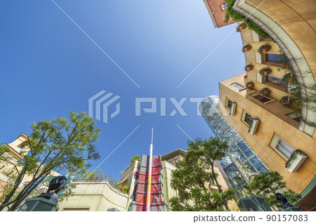 The cityscape of La Cittadella, a complex commercial facility in front of Kawasaki Station [Kanagawa Prefecture, Kawasaki City] 90157083