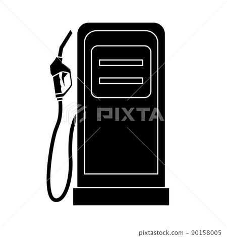 Gas, diesel or petrol station equipment. Gasoline pump nozzle icon. Refuel station for different vehicle Gas, diesel or petrol station equipment. Gasoline pump nozzle icon. Refuel station for different vehicle 90158005