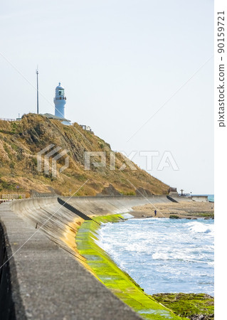 晴天的御前崎燈塔(靜岡縣御前崎市) 晴天的御前崎燈塔(靜岡縣御前崎市) 90159721
