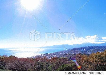 [Ninomiya Town] A nice view from the idyllic park 90160028