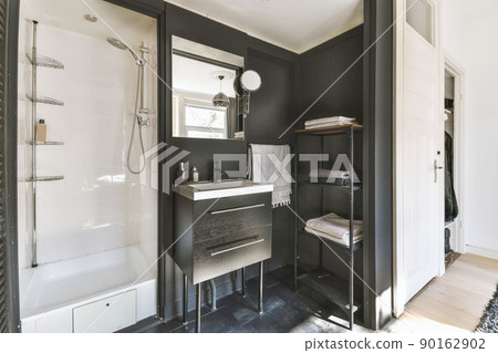 Interior design of beautiful and elegant bathroom Interior design of beautiful and elegant bathroom 90162902