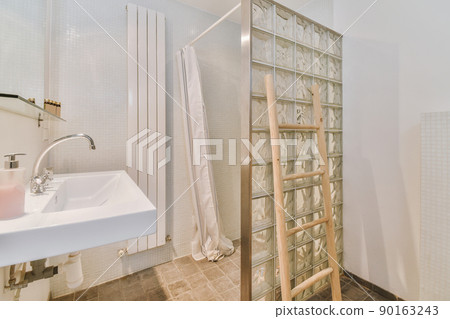 Interior of a spacious room in a luxury house 90163243