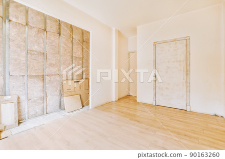 A cozy and spacious empty room in a luxury house 90163260