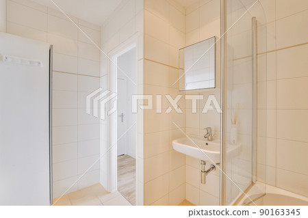 Interior design of beautiful and elegant bathroom Interior design of beautiful and elegant bathroom 90163345