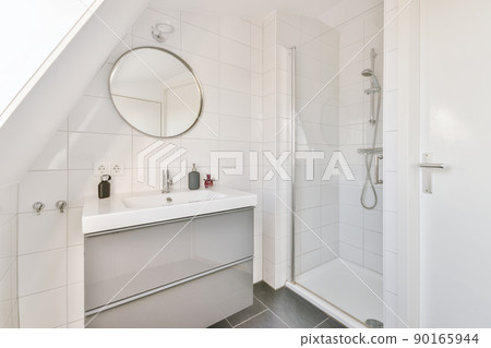 Interior design of beautiful and elegant bathroom Interior design of beautiful and elegant bathroom 90165944