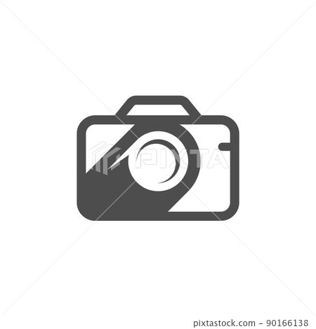 Camera icon logo flat design illustration template Camera icon logo flat design illustration template 90166138