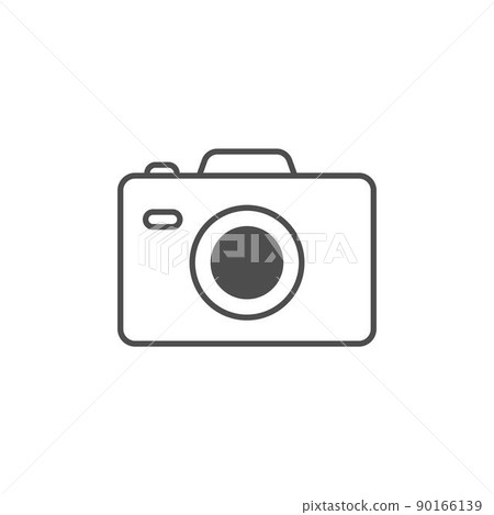 Camera icon logo flat design illustration template Camera icon logo flat design illustration template 90166139
