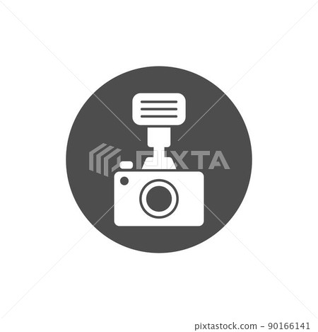 Camera icon logo flat design illustration template Camera icon logo flat design illustration template 90166141