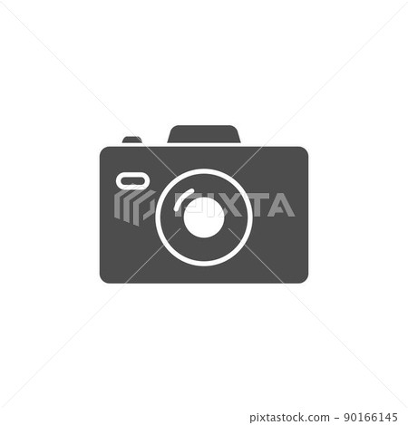 Camera icon logo flat design illustration template Camera icon logo flat design illustration template 90166145