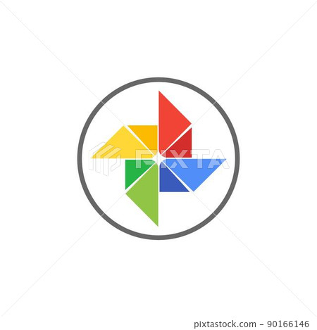 Camera icon logo flat design illustration template Camera icon logo flat design illustration template 90166146