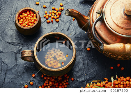 Healing sea buckthorn tea Healing sea buckthorn tea 90167390