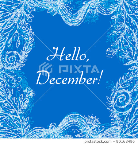 Hello December card 90168496