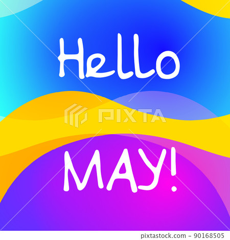 Hello May banner Hello May banner 90168505