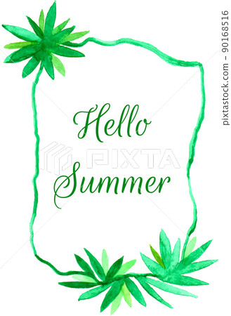Decorative summer card Decorative summer card 90168516