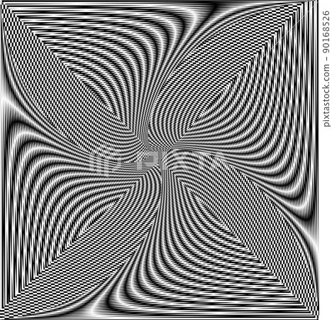Black and white twisted background Black and white twisted background 90168526