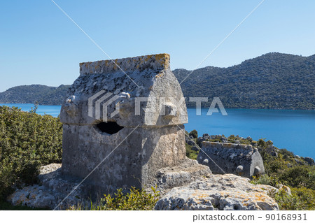 Ruins on Lycian way Ruins on Lycian way 90168931