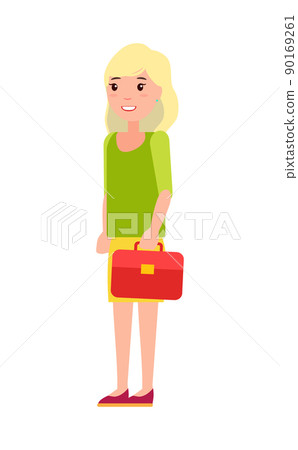 Pretty Schoolgirl Red Handbag, First Year Student 90169261