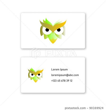 Vector owl in gradient style . Editable illustration Vector owl in gradient style . Editable illustration 90169924