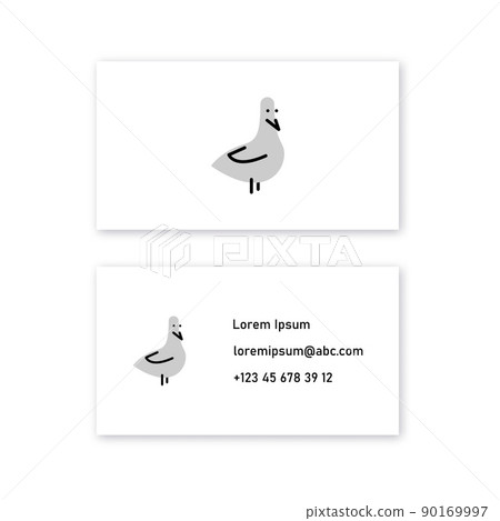 Vector dove in bold line style . Editable illustration Vector dove in bold line style . Editable illustration 90169997