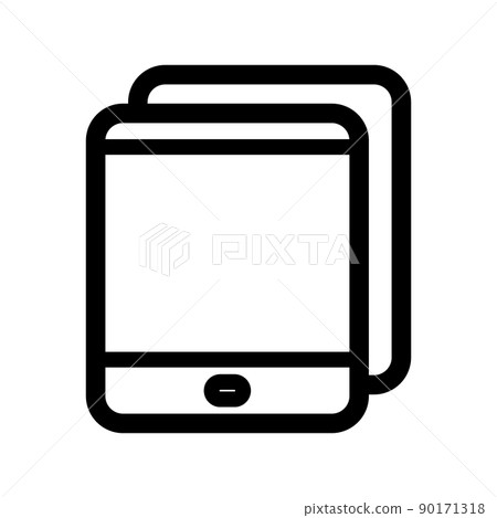 Illustration Vector Graphic of Tablet PC Icon 90171318