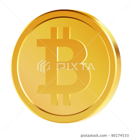 Golden money. Rotating gold coin. Golden money. Rotating gold coin. 90174533