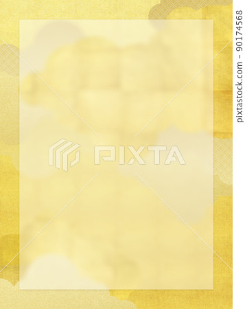 Golden simple Japanese style background Golden simple Japanese style background 90174568