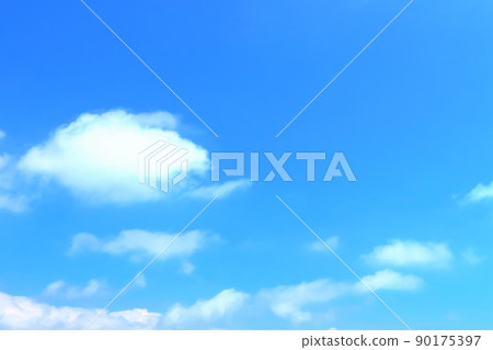 blue sky and white clouds blue sky and white clouds 90175397