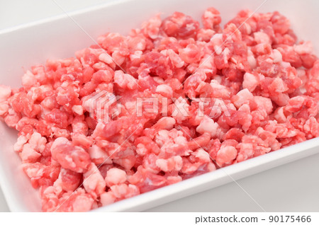 國產豬肉碎（粗磨）、粗磨、粗磨、包裝、絞肉、豬肉、肉。 90175466
