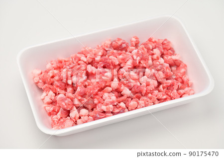 國產豬肉碎（粗磨）、粗磨、粗磨、包裝、絞肉、豬肉、肉。 90175470