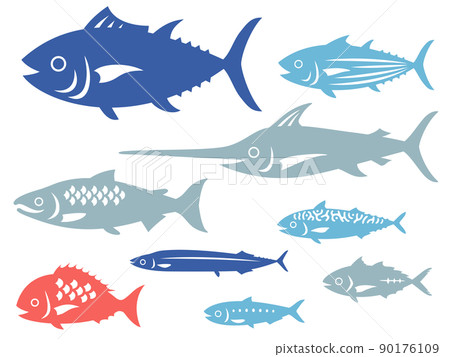 魚插圖集 90176109