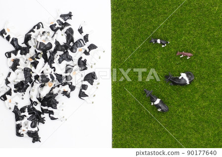 Cow diorama Large amount of cow image Dairy image Cow diorama Large amount of cow image Dairy image 90177640