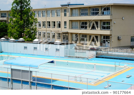 School and pool 90177664