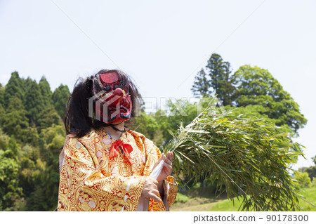 <島根縣>飛騨花田種植天狗 90178300