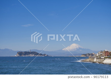 [Kamakura City] View from Inamuragasaki 90179113